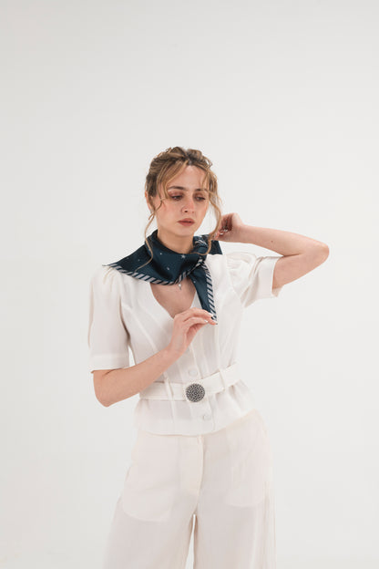 LYRA- SATEN İPEK ŞAL